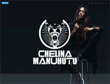Tablet Screenshot of chelina-manuhutu.com